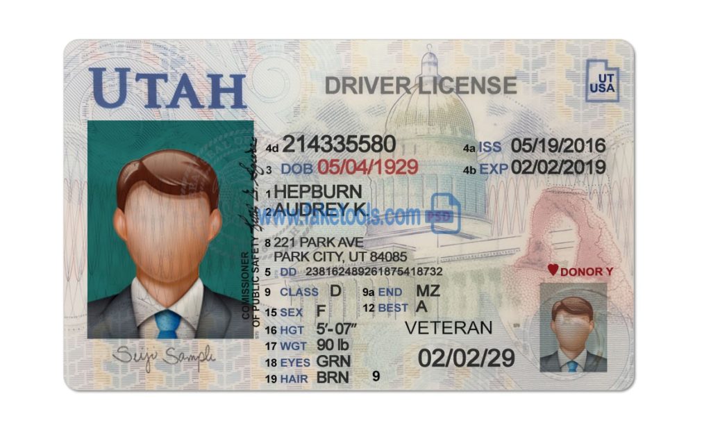 ontario drivers license template photoshop